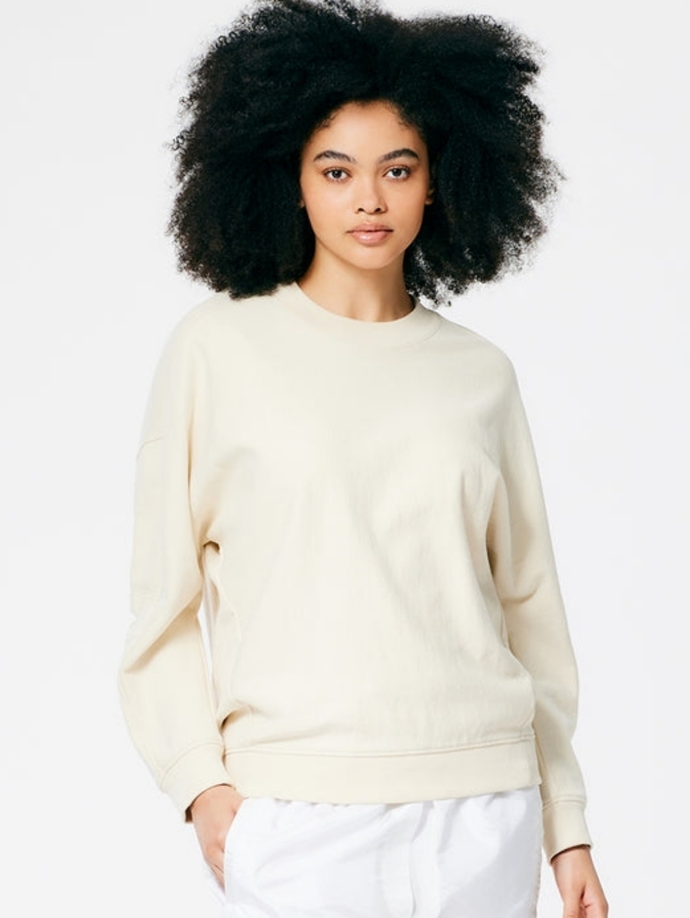 Tibi Cocoon Crewneck Sweatshirt M Like New - Picture 2 of 11